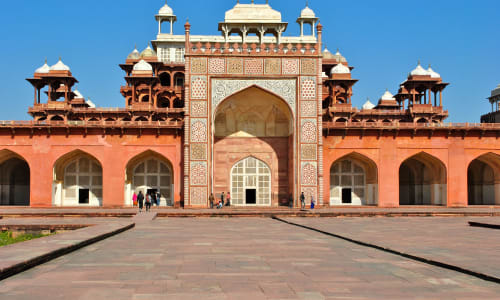 Akbar's Tomb in Sikandra Agra, India