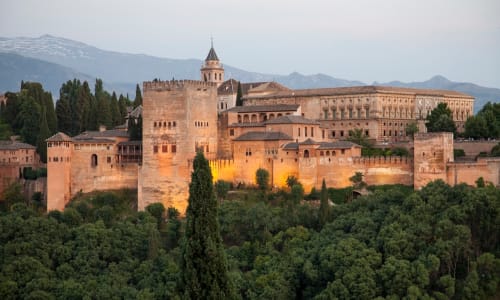 Alhambra palace and fortress complex Spain
