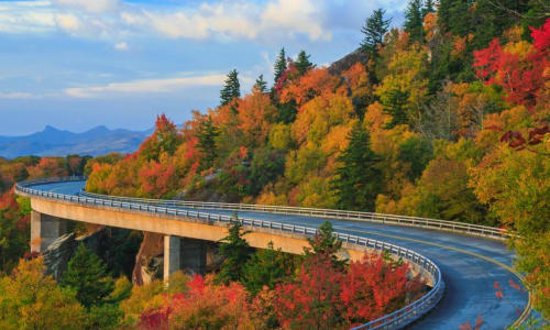 Asheville Blue Ridge Parkway, Usa