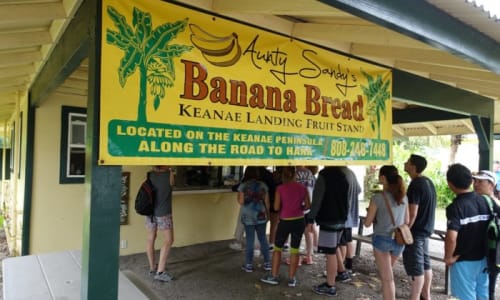 Aunty Sandy's Banana Bread Hana Highway, Hawaii, Usa