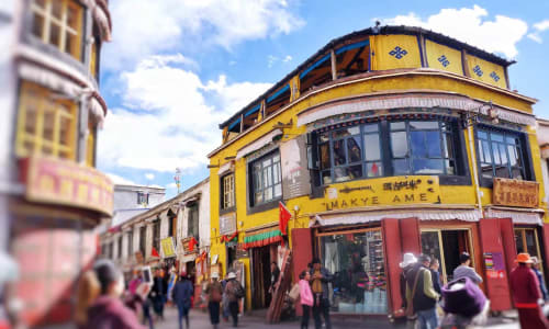 Barkhor Street Lhasa