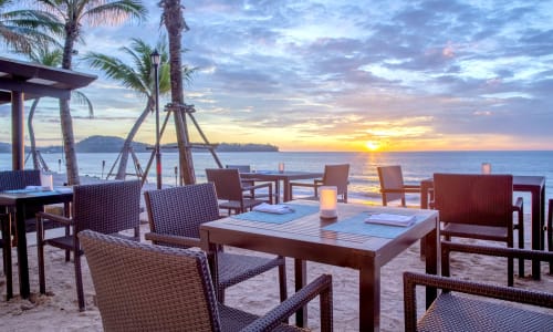 Beachfront restaurants Thailand