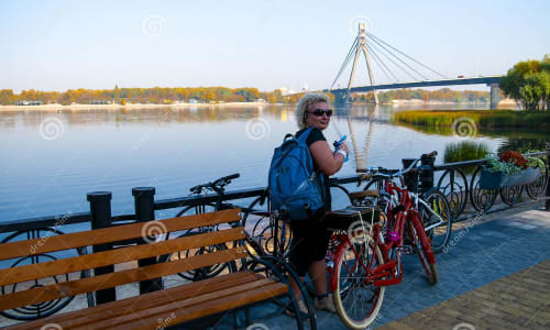 Bike ride along the Odra River Opole