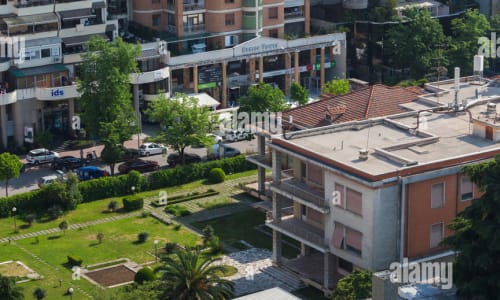 Blloku neighborhood Albania