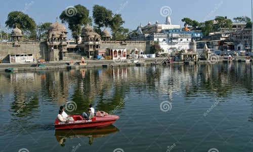 Boat ride on the Shipra River Ujjain