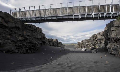 Bridge Between Continents Iceland