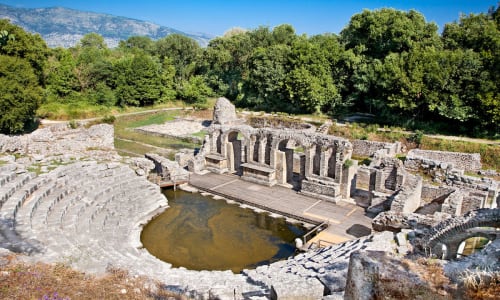 Butrint ruins Albania