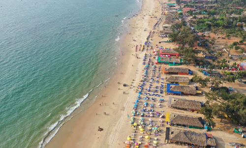 Calangute Beach Goa, India