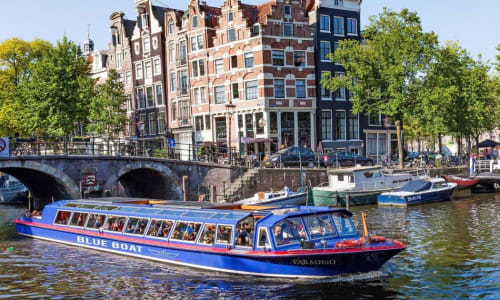 Canal tour Amsterdam, Netherlands