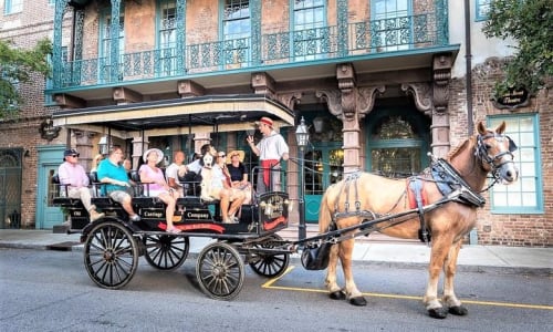 Carriage ride through the historic district of Charleston Charleston