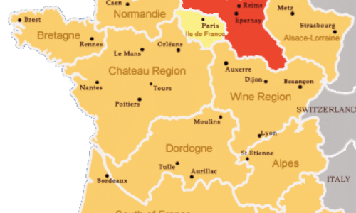 Champagne region France
