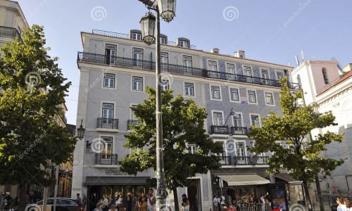 Chiado historic district Lisbon
