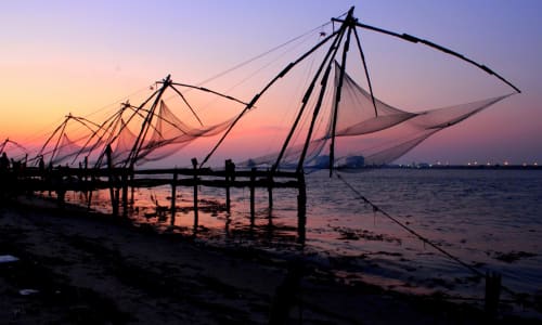 Chinese Fishing Nets at Fort Kochi Kochi