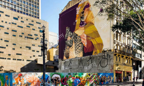 City's graffiti scene Soa Paulo