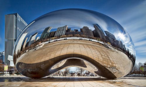 Cloud Gate sculpture ("The Bean") Chicago