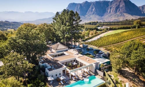 Delaire Graff vineyard Cape Town, South Africa