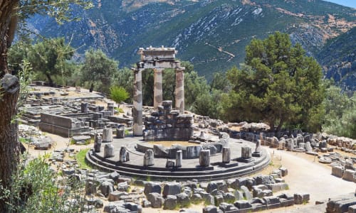 Delphi Archaeological Site Athens Delphi Itacca Creete Knossos