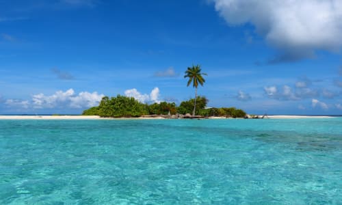 Deserter island Maldives