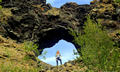 Dimmuborgir lava formations and caves Ring Road, Iceland