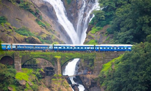 Dudhsagar Waterfalls Mumbai To Goa, India