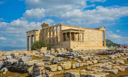 Erechtheion Athens Delphi Itacca Creete Knossos