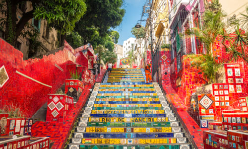 Escadaria Selarón Rio De Janeiro, Brazil