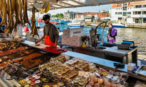 Fish Market Norwegian Fjords, Norway