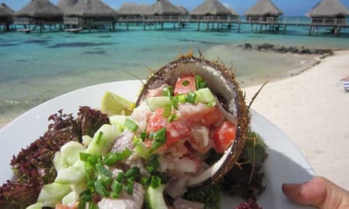 French Polynesian cuisine Bora Bora