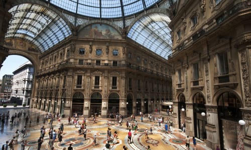 Galleria Vittorio Emanuele II Italy And Switzerland