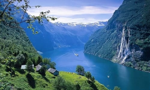 Geirangerfjord Norwegian Fjords, Norway