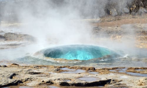 Geysir geothermal area Iceland