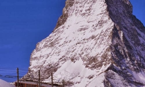 Gornergrat mountain peak Switzerland