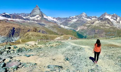 Gornergrat summit hike Zermatt