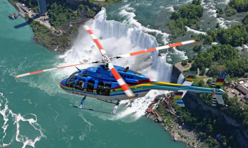 Helicopter tour of the falls Niagara Falls,canada