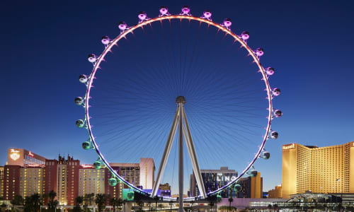 High Roller Observation Wheel at the LINQ Promenade Las Vegas