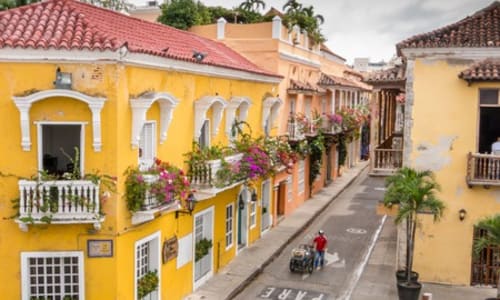 Historic walled city Cartagena, Colombia