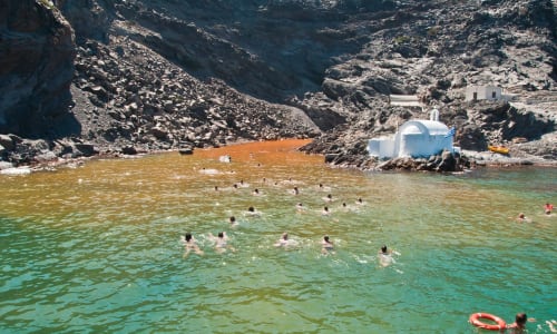 Hot Springs Santorini, Greece