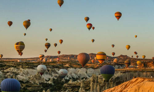 Hot air balloon ride Turkey