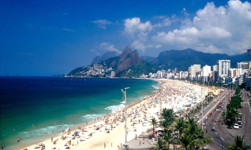 Ipanema Beach Rio De Janeiro, Brazil