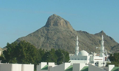 Jabal al-Nour mountain in Mecca Saudi Arabia