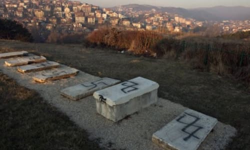 Jewish Cemetery in Pristina Kosovo