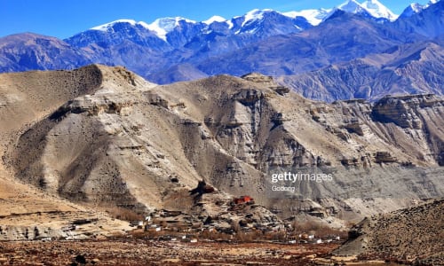 Kali Gandaki river valley Mustang
