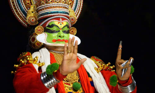 Kathakali dance performance Kerala