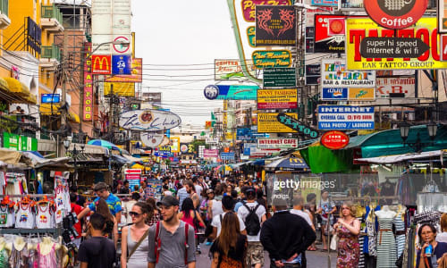 Khao San Road Bangkok, Thailand