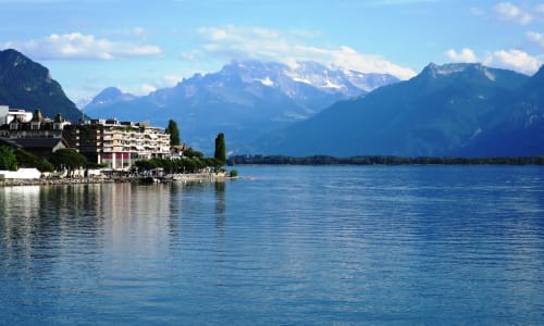 Lake Geneva France And Switzerland