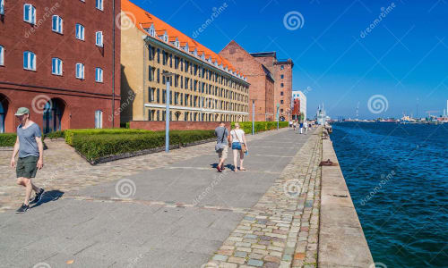 Langelinie promenade Copenhagen, Denmark