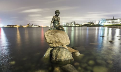 Little Mermaid statue Copenhagen, Denmark