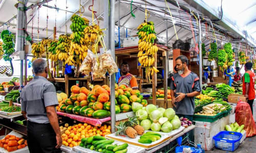 Local market Maldives