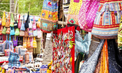 Local market for souvenirs and handicrafts Panjim