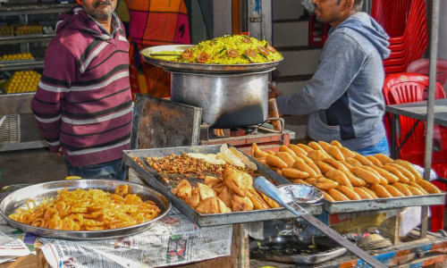 Local markets and street food Chattarpur, Madhya Pradesh, India